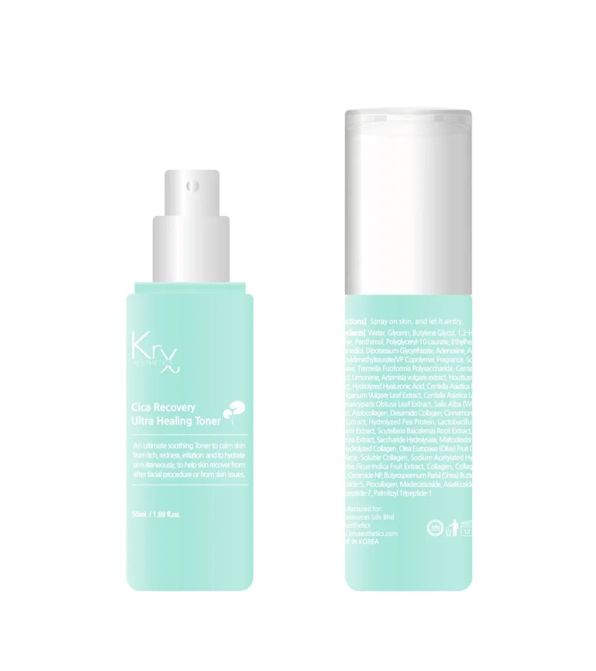 KrX Cica 2 in 1 Mask Cleanser 200ml